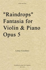 Raindrops Fantasia, Op. 5 Violin and Piano cover